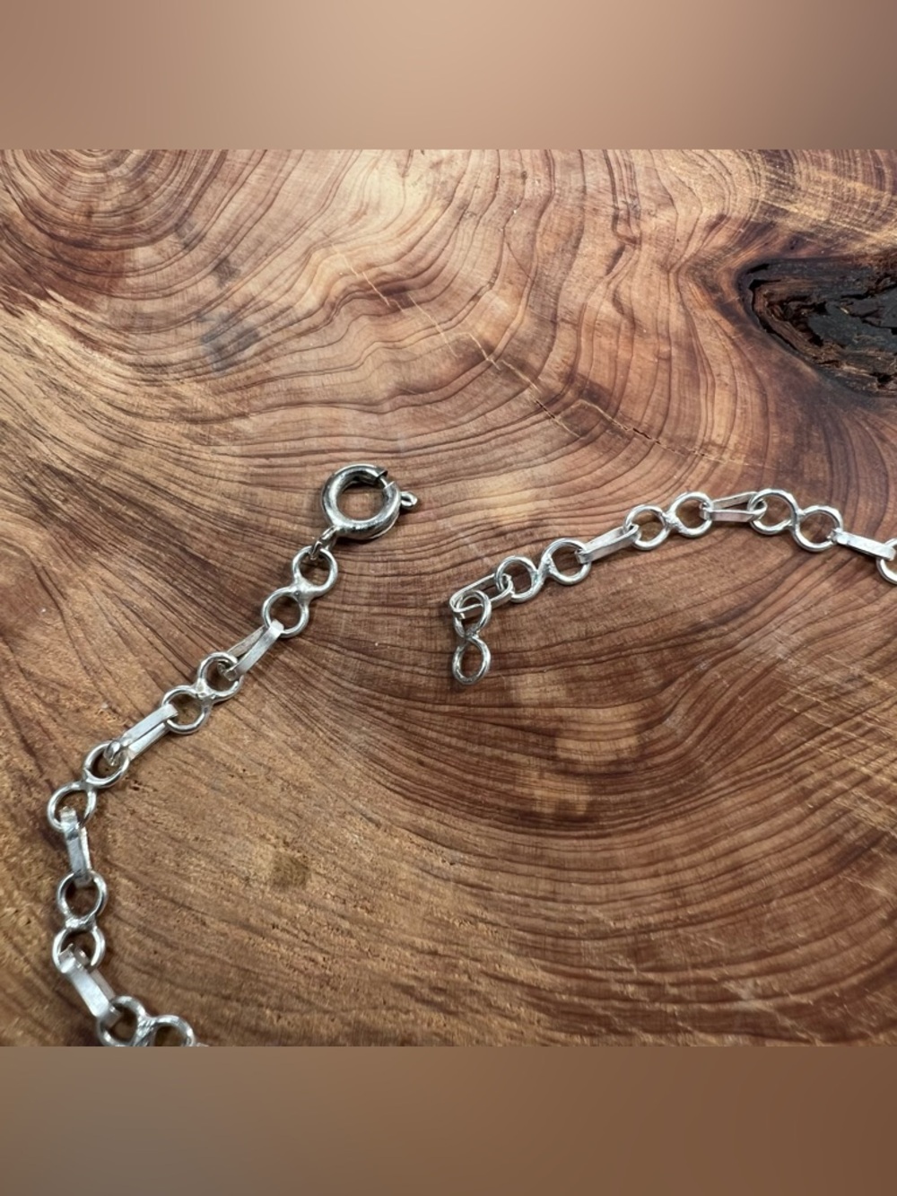 Sterling Silver Filigree Dangle Necklace - Picture 3 of 5